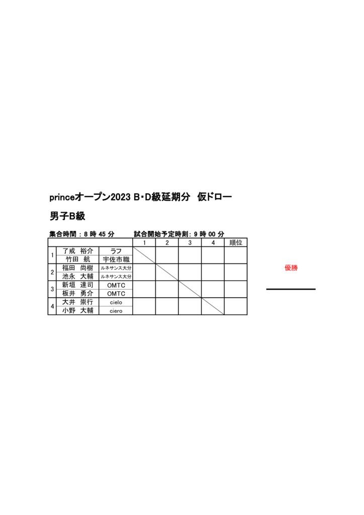 B級　仮ドローのサムネイル